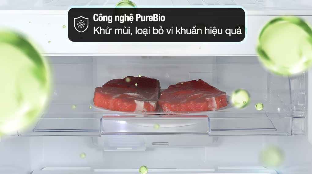 Tủ Lạnh Toshiba Inverter 409 Lít GR-RT535WEA-PMV(06)-MG - công nghệ kháng khuẩn, khử mùi